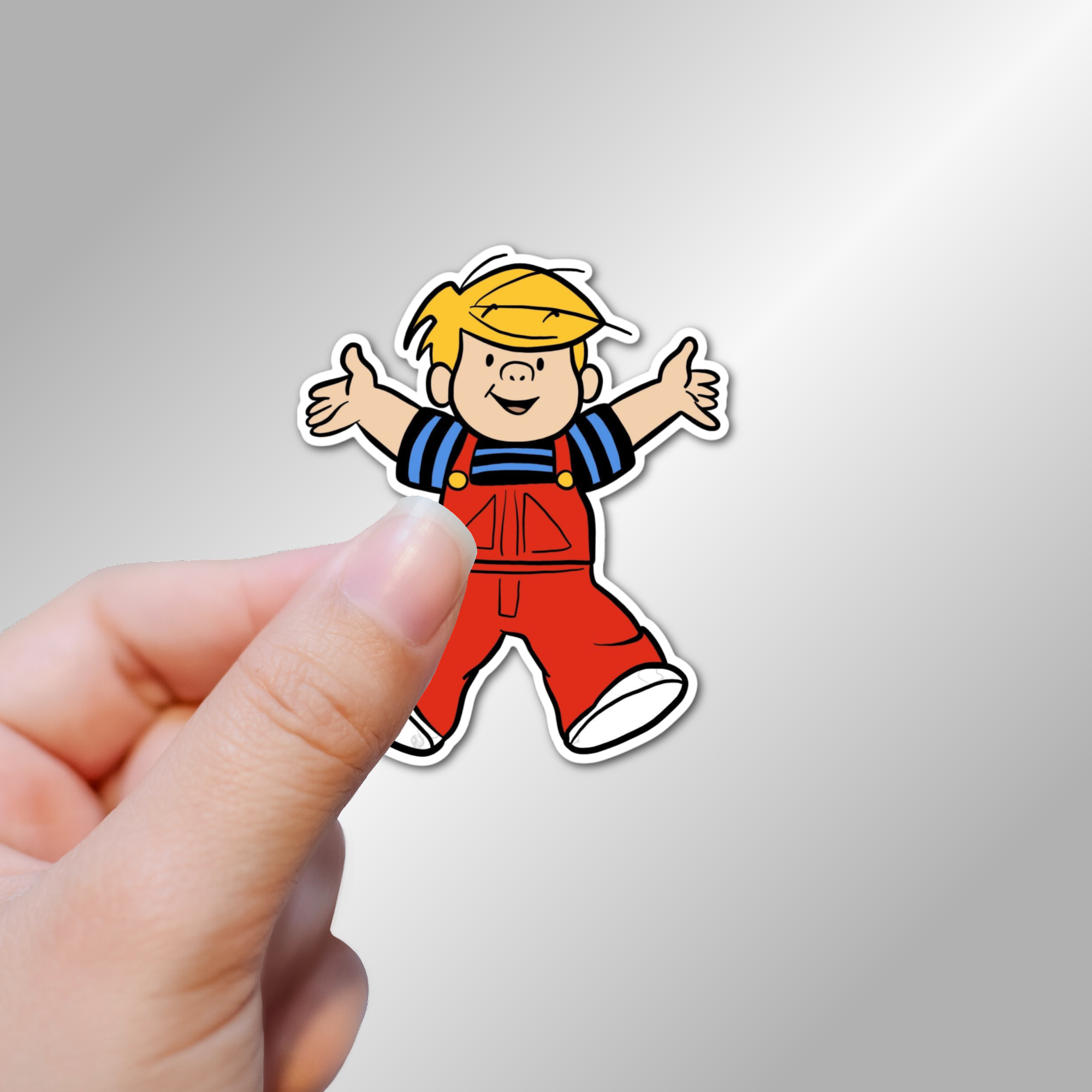 Jazzy Pop Stickers - Wholesale Sticker - Dennis the Menace Nostalgic Cartoon laminated sticker1