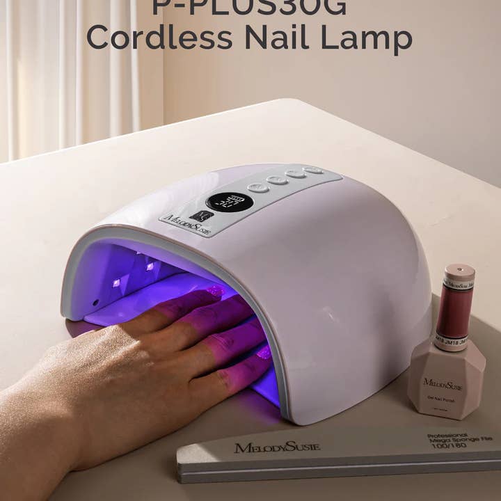 MELODYSUSIE - Wholesale Nailcare Set - P-PLUS30G Rechargeable Cordless UV/LED Nail Lamp1