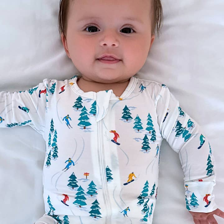Basically Soho - Wholesale Jumpsuit - Baby - Aspen Slopes Zippered Romper
