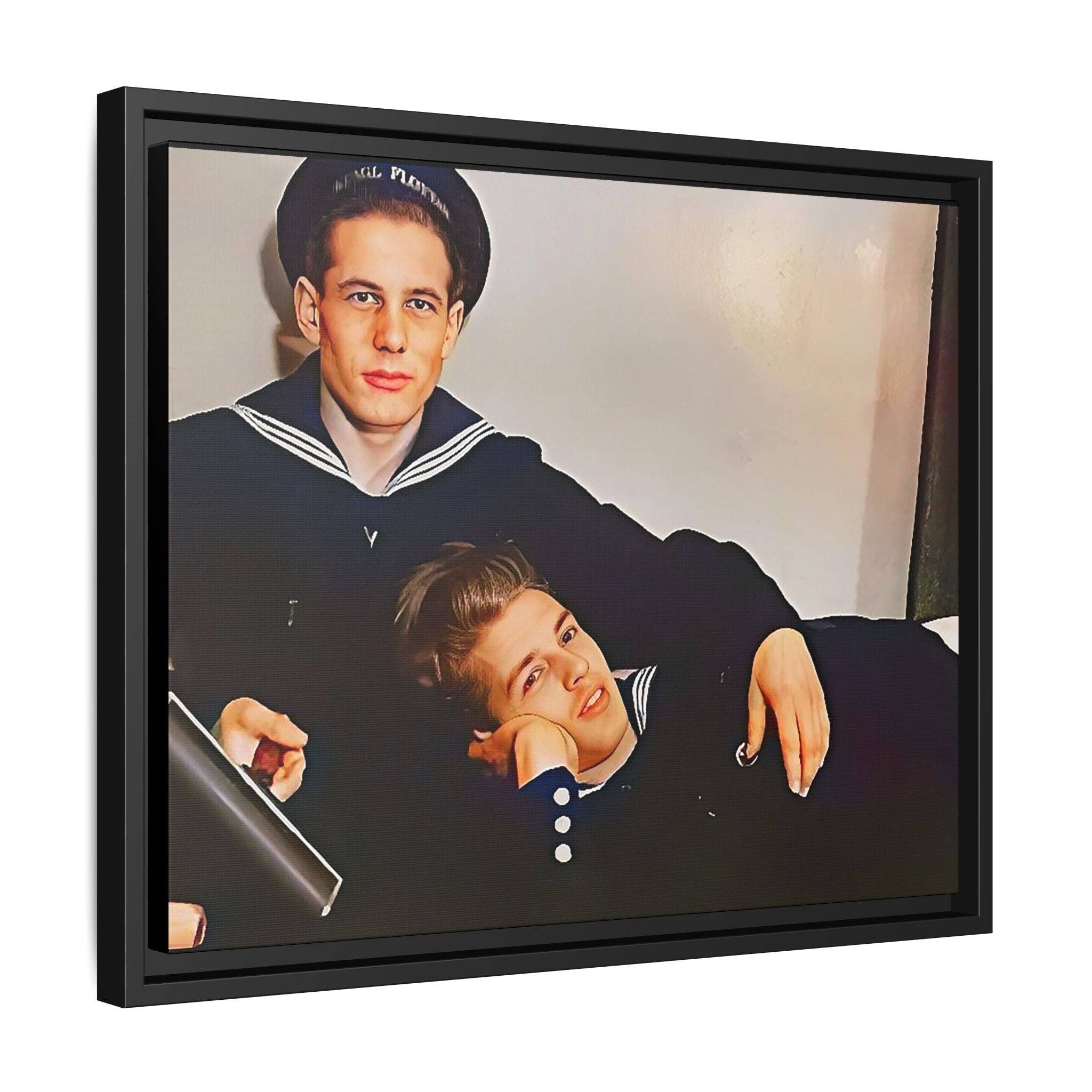 Walt & Pete - Wholesale Photograph - paire 010 | Framed Vintage Photo - Matte Canvas6