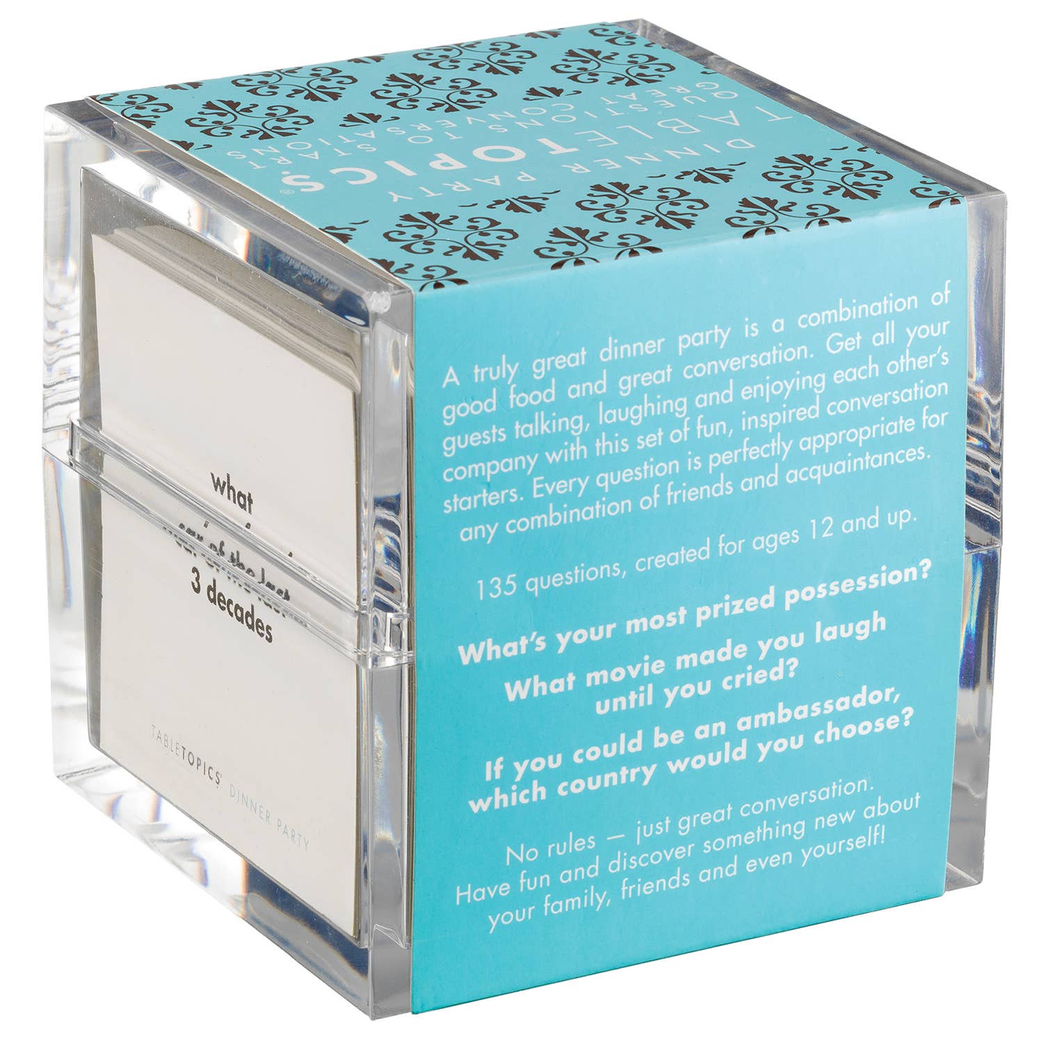 TableTopics - Wholesale Card Game - TABLETOPICS DINNER PARTY - Conversation Starter Questions1