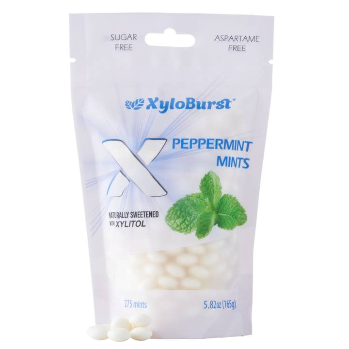 XyloBurst Sugar Free Peppermint Mint 275 ct. Bag for wholesale by Focus Nutrition