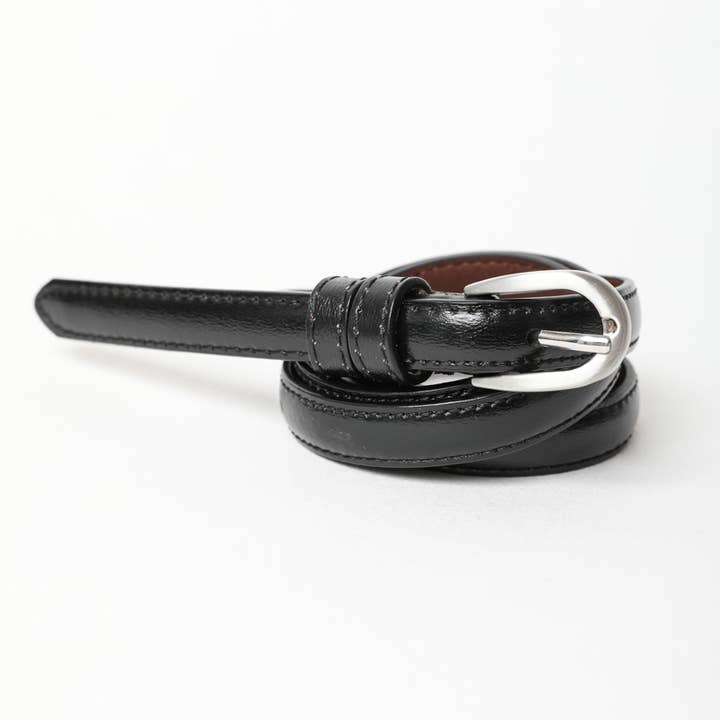 Leto Accessories – wholesale Belt – Women's – Skinny Horseshoe Buckle Belt | Slim Waist Cincher ⏳