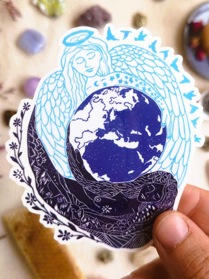 Wees het Licht-sticker voor wholesale door Aike Ananda Art