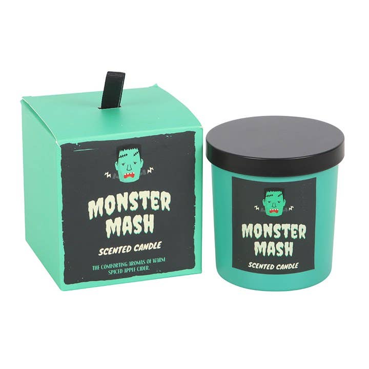 Something Different Wholesale – wholesale Jar/filled candle – Monster Mash Apple Cider Halloween Candle1