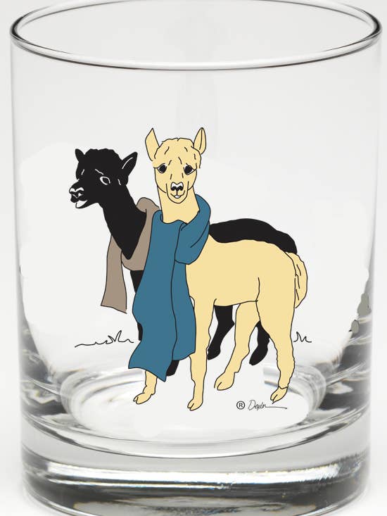 Alpaca glasvarer for engroshandel hos The Alpaca Shop