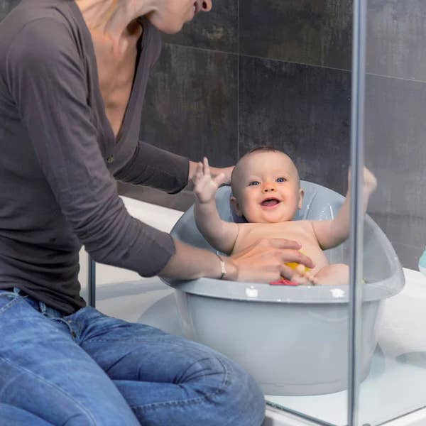 BEABA Onda Baby Bath Tub - Grey for wholesale by BEABA & Childhome