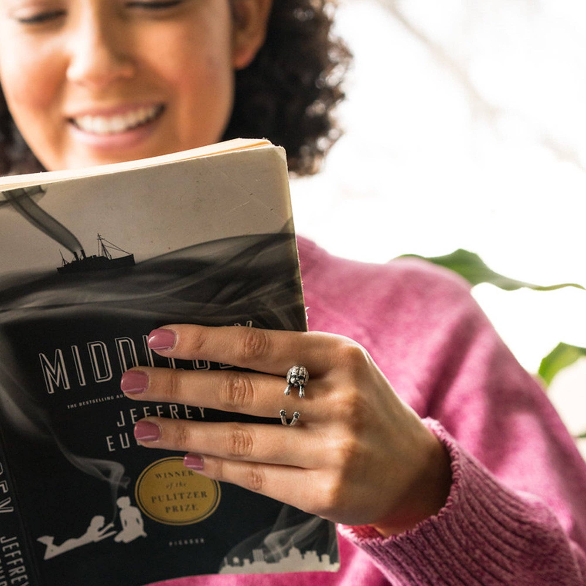 Silver Shih Tzu Wrap Ring for wholesale on Faire2