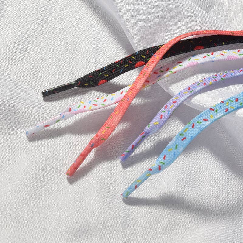 Funkyrel® Atzbranding Limited – Engroshandel Snørebånd - Unisex – Popcorn farverige skosnørebånd - Flere farver tilgængelige12