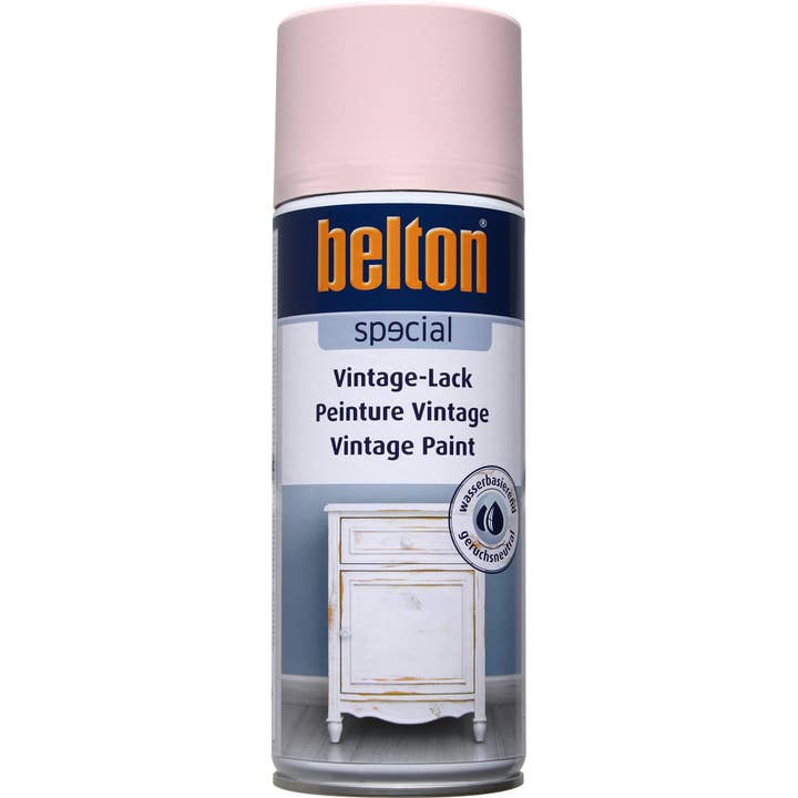 Vosteen - Wholesale Furniture Wax/Paint - Belton Vintage Waterbased Paint 400ml, Pink