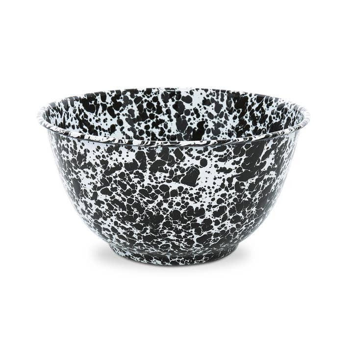 Crow Canyon Home - Wholesale Serve Bowl - Splatter Enamelware Large Salad Bowl2