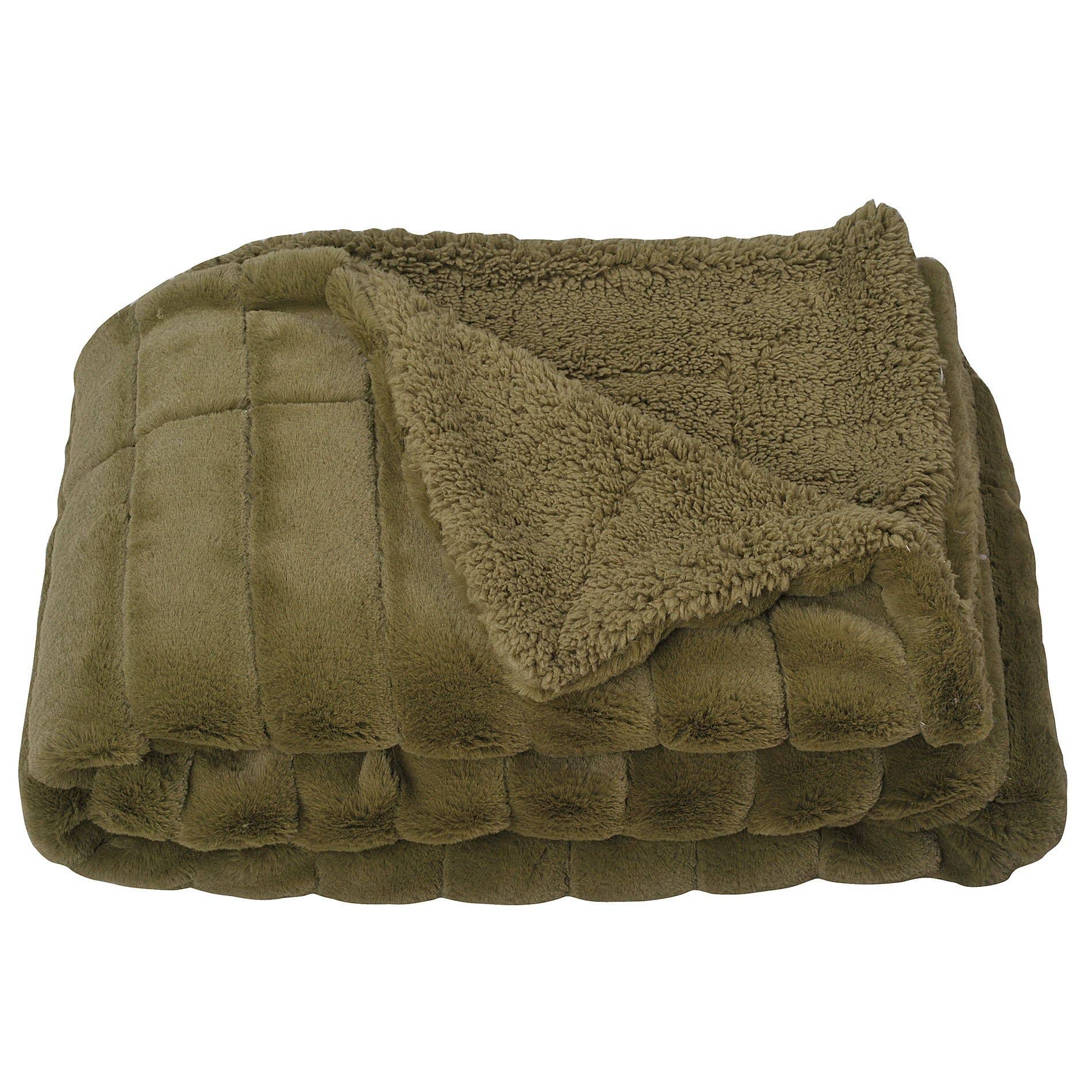 Cypress Linen / Bluff City Bedding – Engroshandel Tæppe – Blød Ribbed Plys Kaste Tæppe Stor Størrelse 60 X 80 Tv Se på Sofa eller Seng9