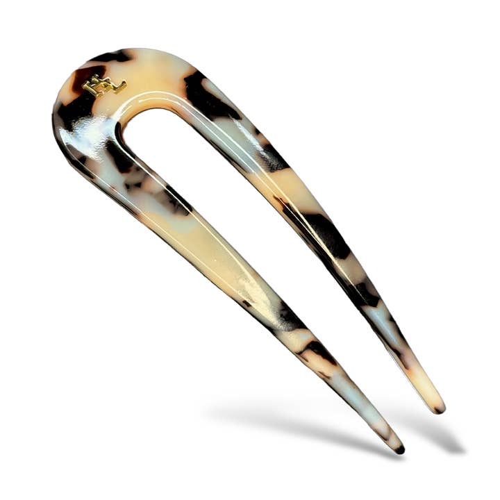 Large French Pin - Tortoise for wholesale by HoneyLux