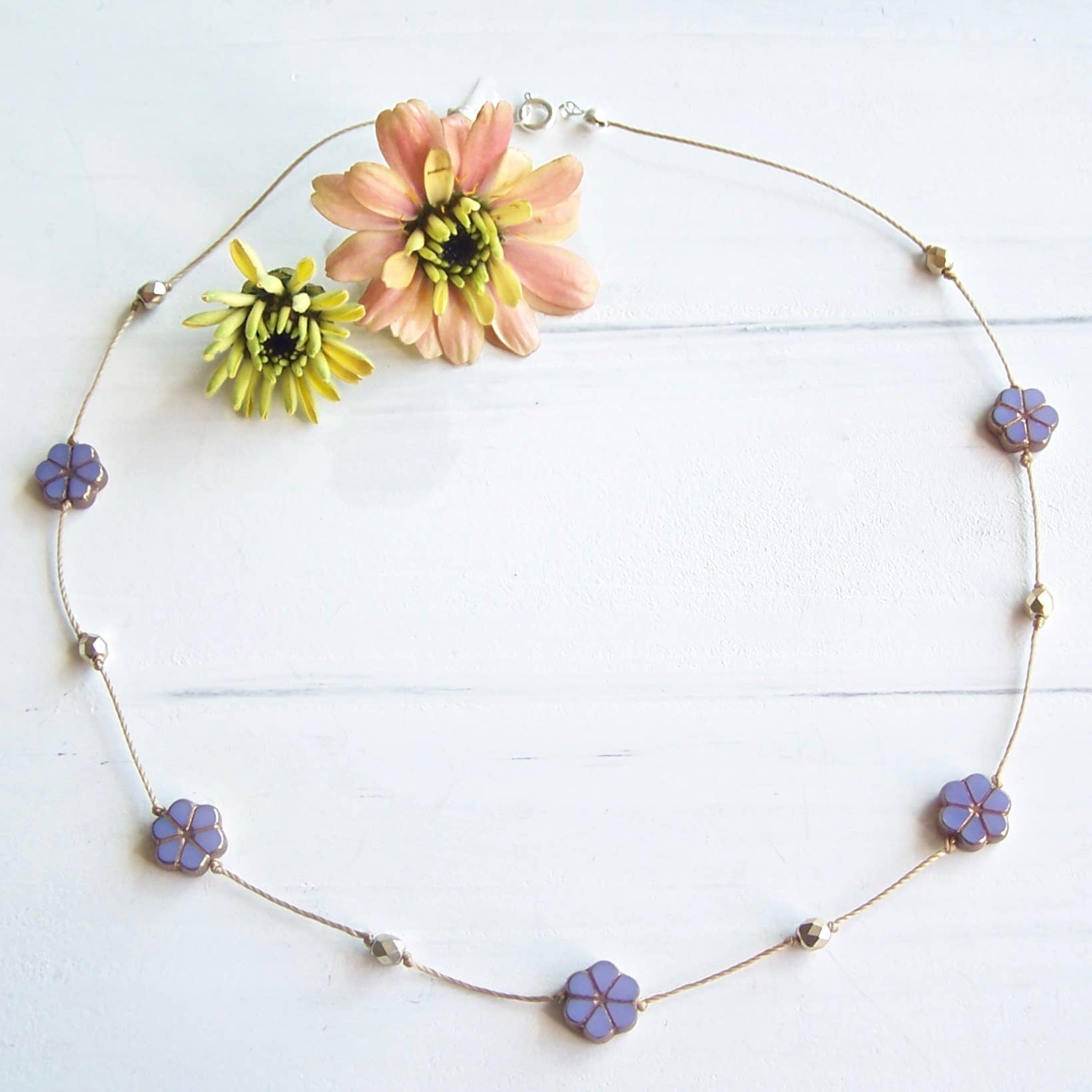 Jo Bird Jewelry – Engroshandel Perlehalskæde – Glem mig ikke halskæde2