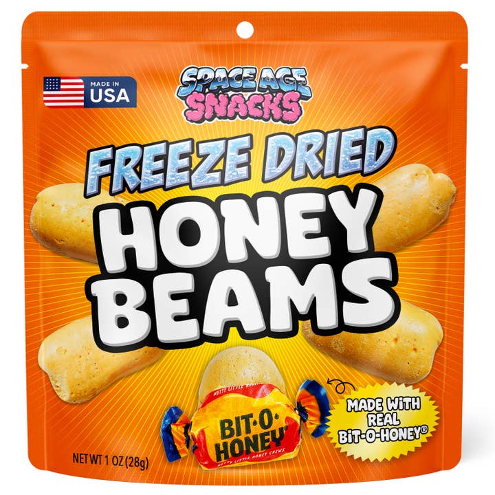 Gefriergetrocknete Honigbalken mit echtem Bit-O-Honey®, 48 Stück für den Großhandel von Space Age Snacks