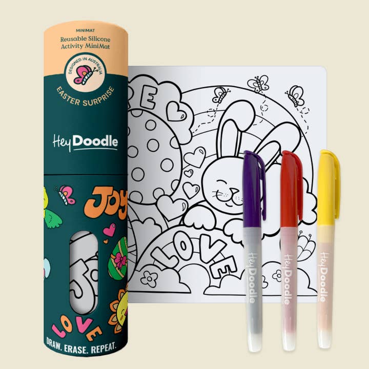 Easter Surprise Mini Coloring & Doodle Mat for wholesale by HeyDoodle