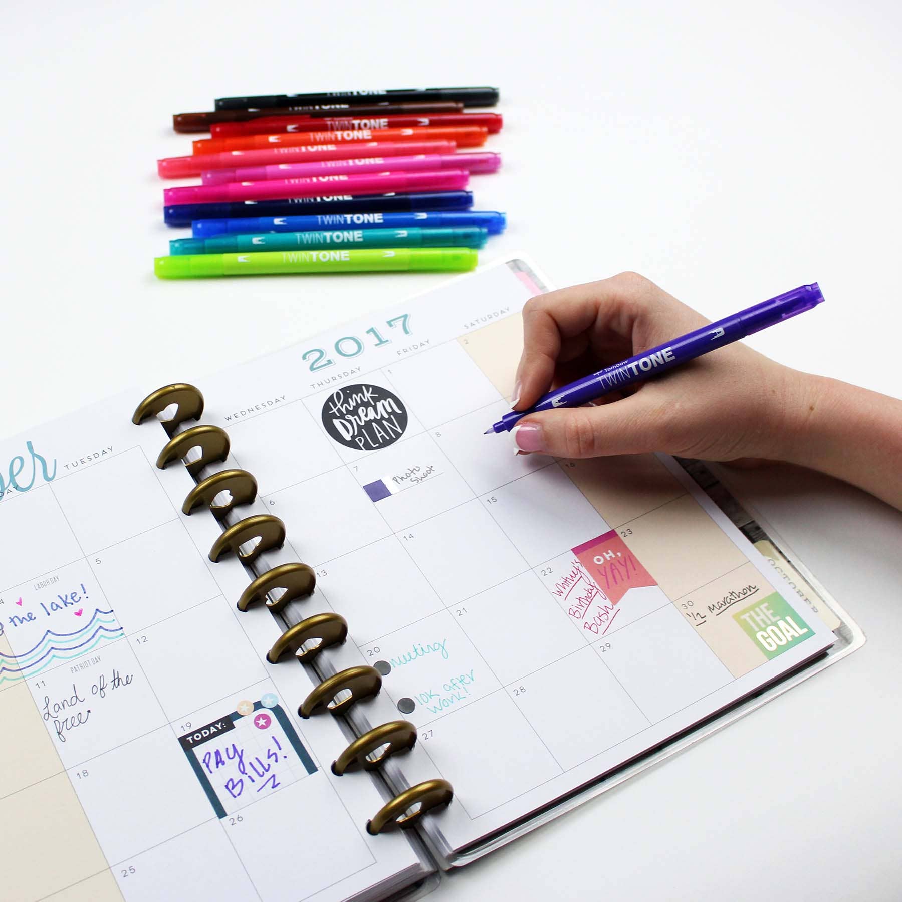 Tombow - Wholesale Marker - TwinTone Marker Set: Bright - 12-Pack8