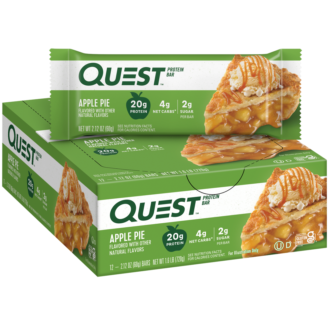 L&F Universal Goods - Wholesale Snack Bar - QUEST PROTEIN BARS 12/60G APPLE PIE0