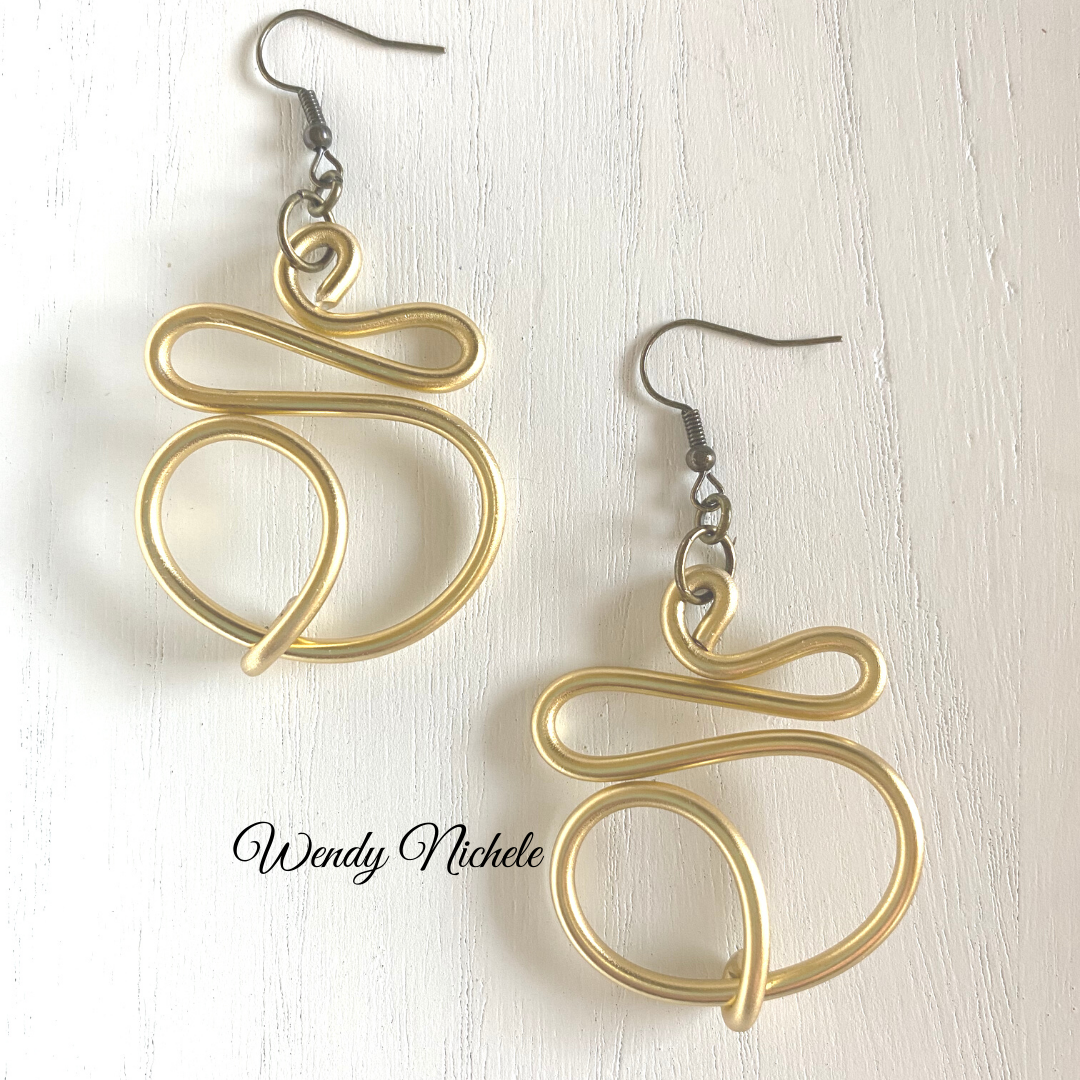 Wendy Nichele Jewelry - Vendita all'ingrosso Orecchini pendenti - Orecchini in alluminio, orecchini a filo fatti a mano,1