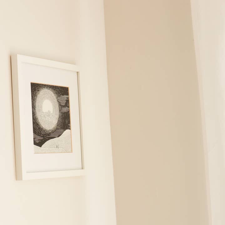 As Little Cooking as Possible - Wholesale Art Print - Full Moon | Screen-Print | Made in Vermont 2