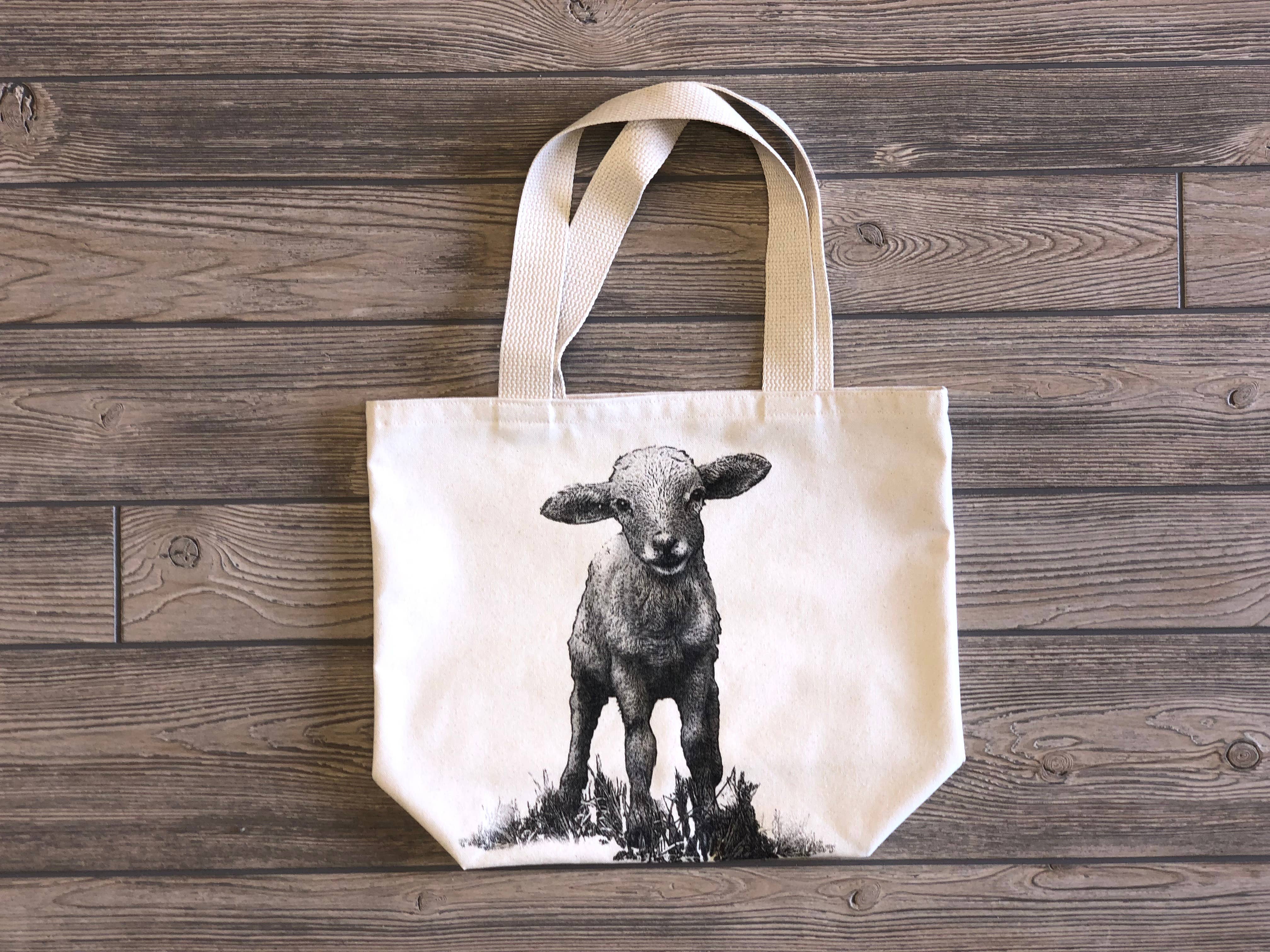 Eric & Christopher - Wholesale Tote Bag - Women's - Baby Lamb Tote (Sheep)2