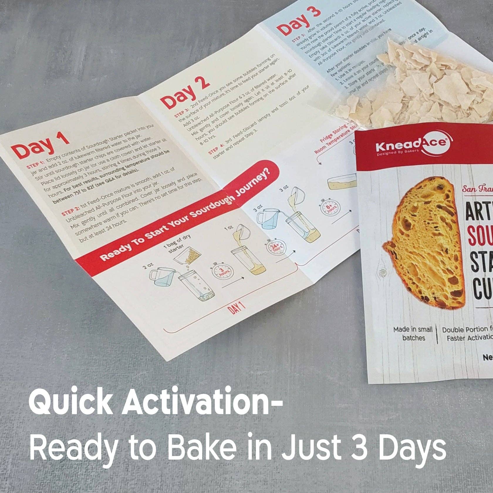KneadAce – wholesale Brödmix – KneadAce® Surdegsstartkultur1