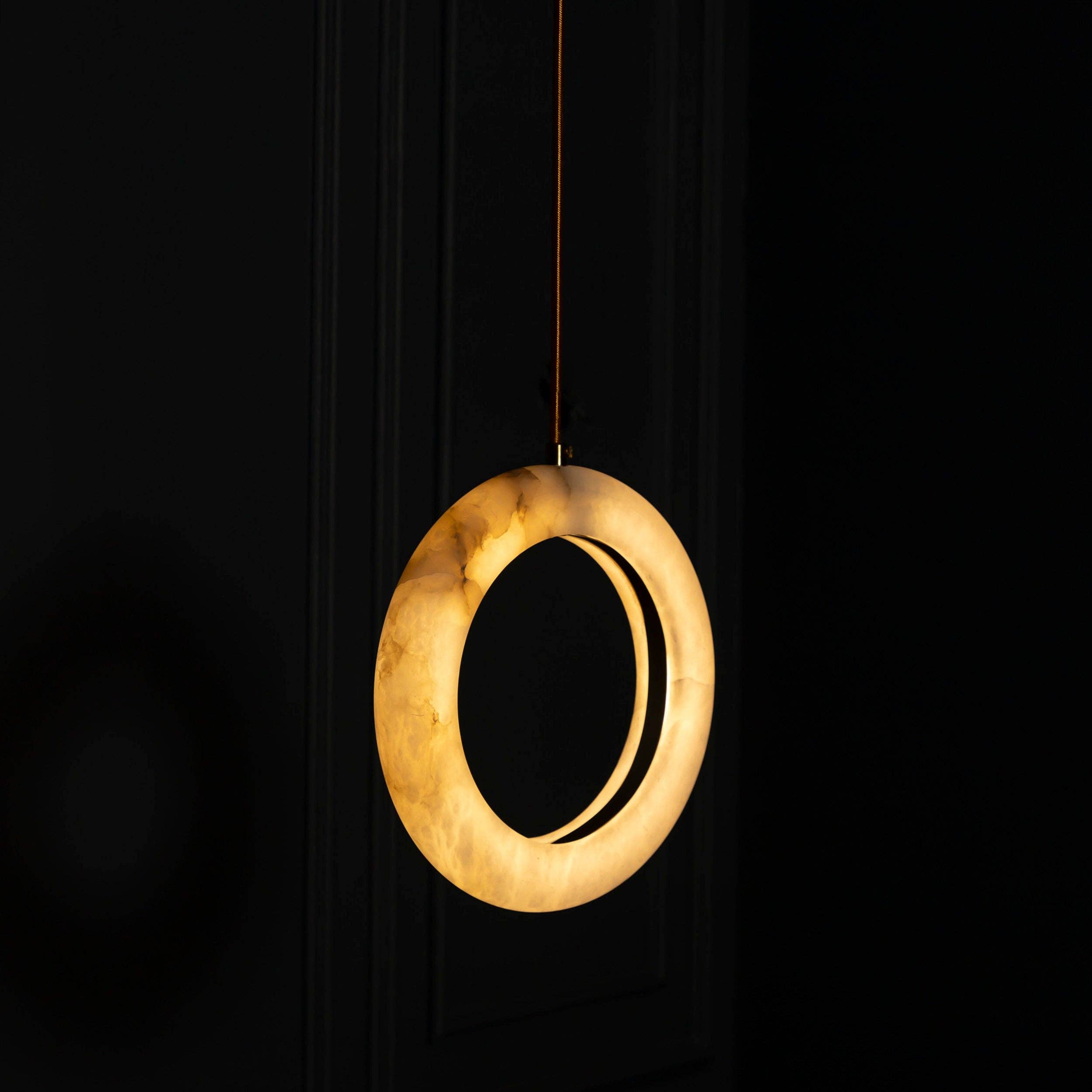 HEKA LIGHTING & TRADING LTD - Wholesale Chandelier/Hanging Light - Handmade Marble Bagel Pendant Lamp, Brass LED Light Chandelier, Housewarming Gift Art Deco Hanging Lighting, Ceiling Lights. MODEL : GAMBA2