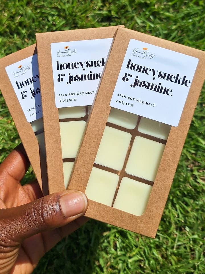 Kaprifol & Jasmin vax Smält för wholesale av Kommon Scents Candle & Bath Co