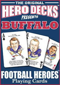 Midwest Novelty / Parody Productions - Wholesale Speelkaarten - Buffalo Football Heroes speelkaarten voor Bills-fans0