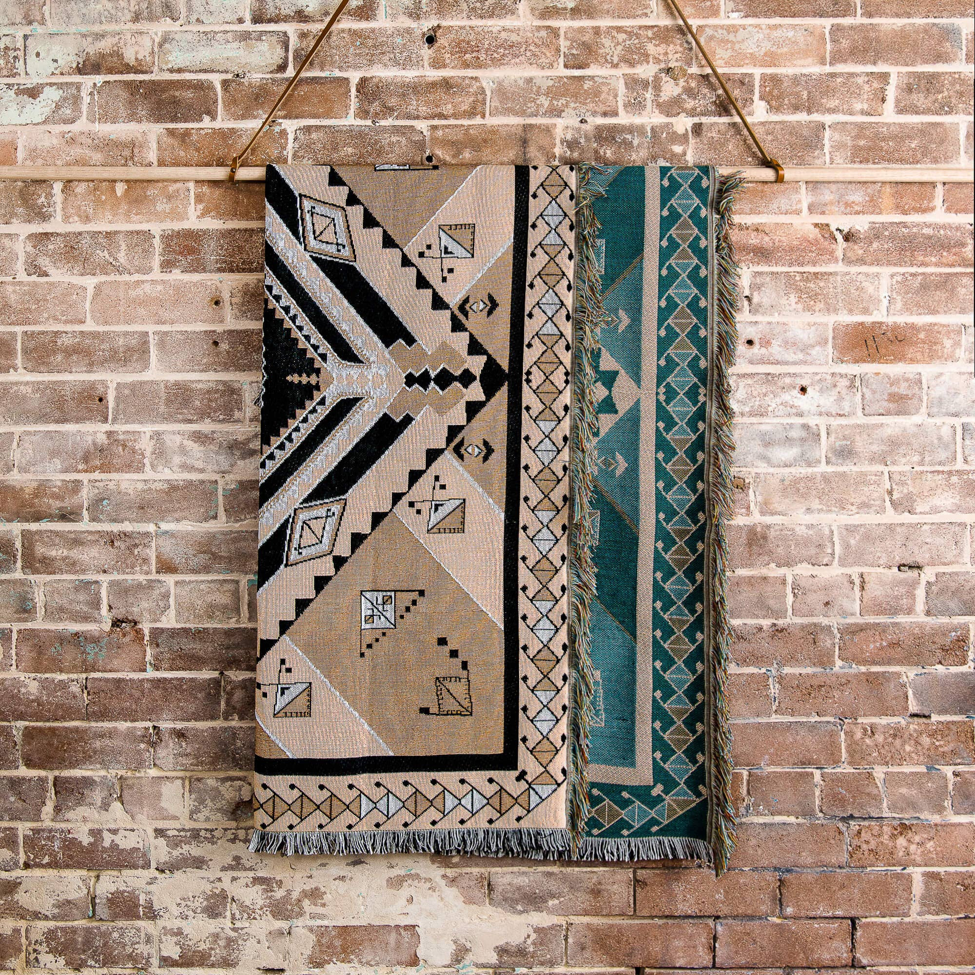 HENDEER - Wholesale Picnic Blanket - 'Nowhere Man' Woven Picnic Rug/Throw3