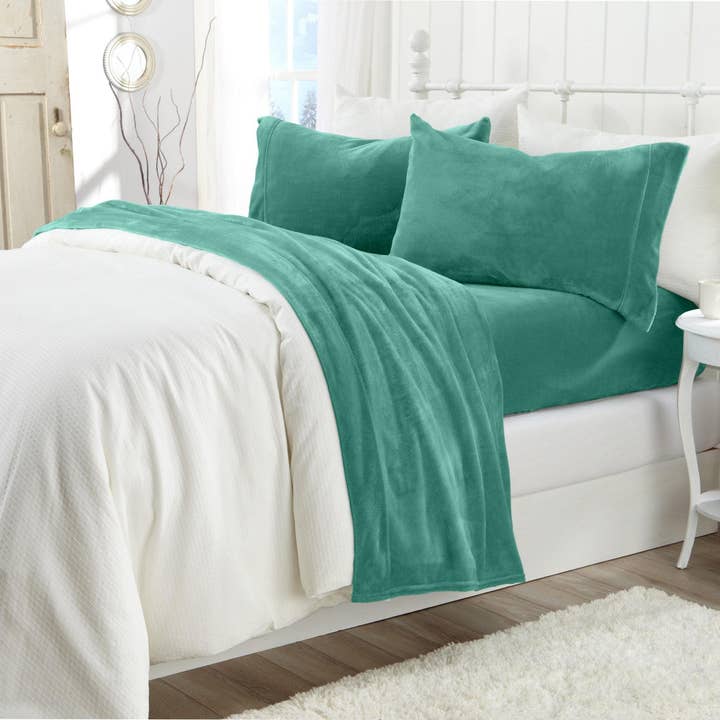 BH Collective - Wholesale Sheet Set - Velvet Plush Sheets - Solid Colors - Velvet Luxe88