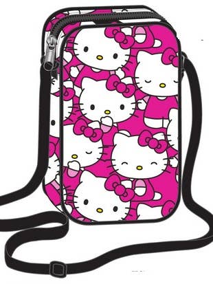 HELLO KITTY LEATHER CORSSBODY PURSE ALL OVER PRINT for wholesale by The Zoofy Group , LLC