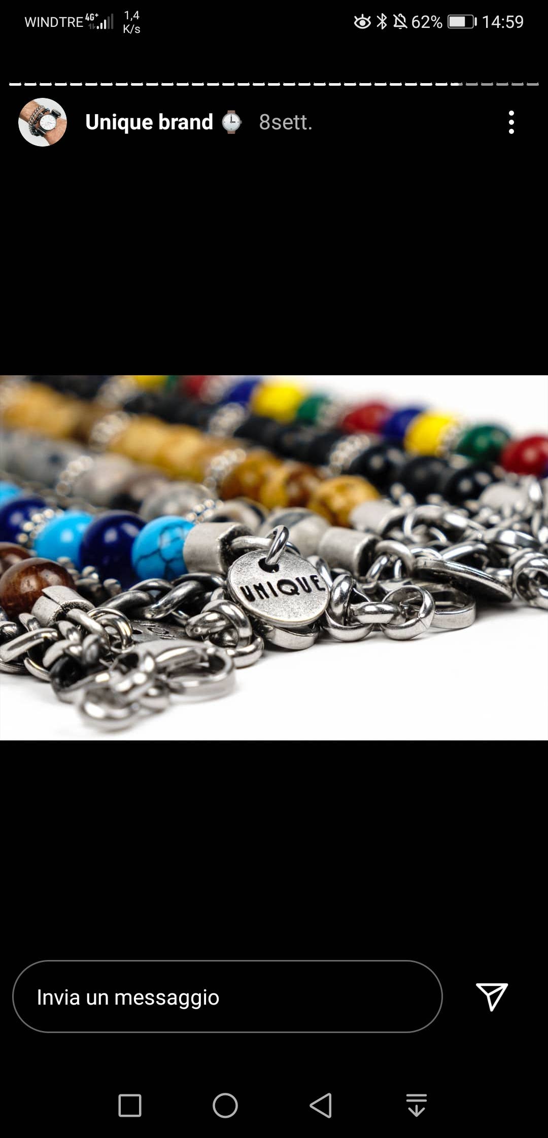 Unique Brand – Engroshandel Smykkesæt – Dobbelt rund armbånd eller halskæde i sten og stål9