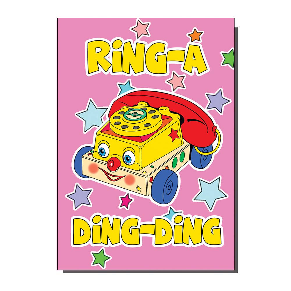 Bite Your Granny – wholesale Everyday greeting card – Ring A Ding Toy Phone Inspired Greetings Card0