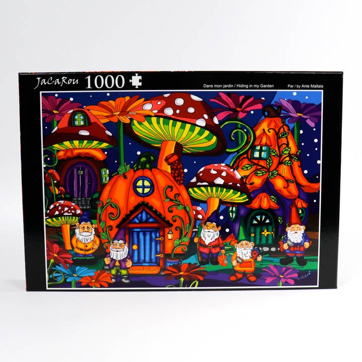JaCaRou Puzzles Inc. - Wholesale Puzzle - Adult - Hiding in my Garden 1000pcs Jigsaw Puzzle