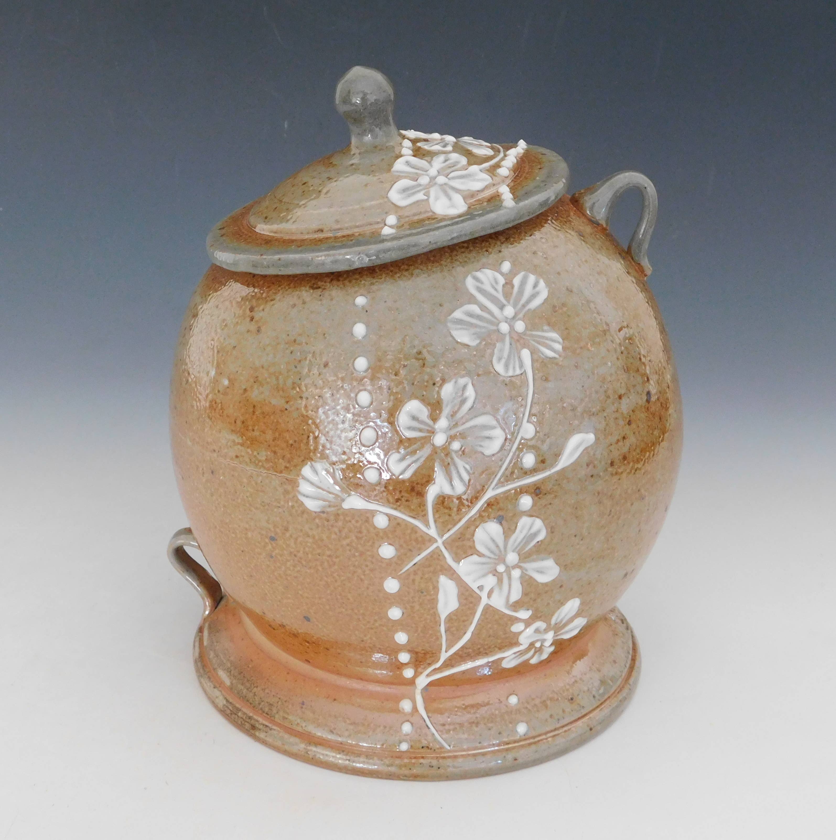 Jaunty Java Jar for wholesale by Fine Mess Pottery