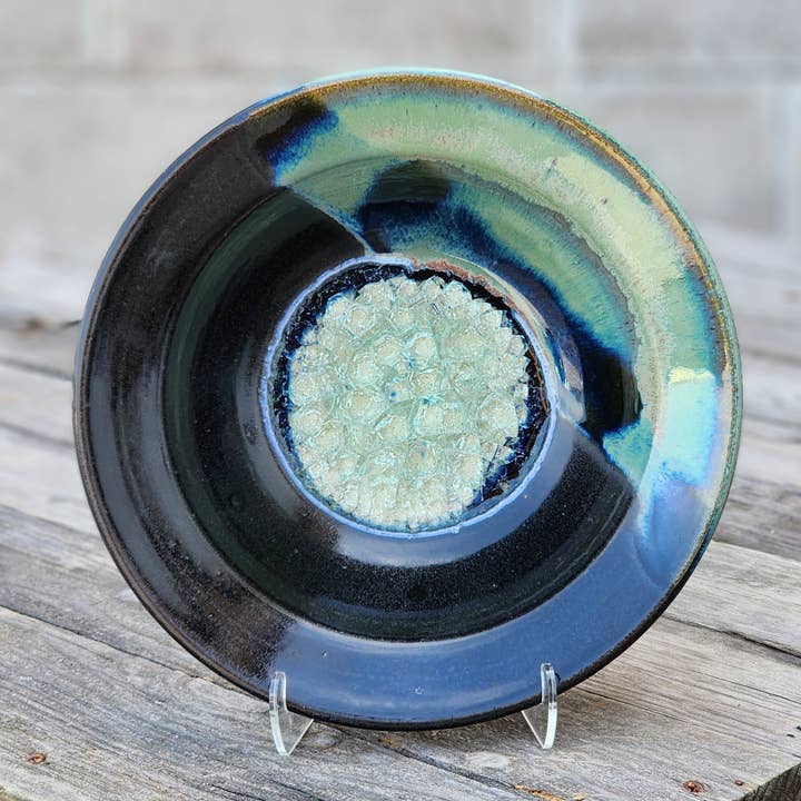 Dock 6 Pottery - Wholesale Decorative Plate/Dish/Bowl - Flared Rim Bowl -Made to Order- Fused Glass Ceramic Pottery19