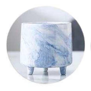 Soy Candle Trebenet Cauldron - Blå for engroshandel hos My Eternal Blessing