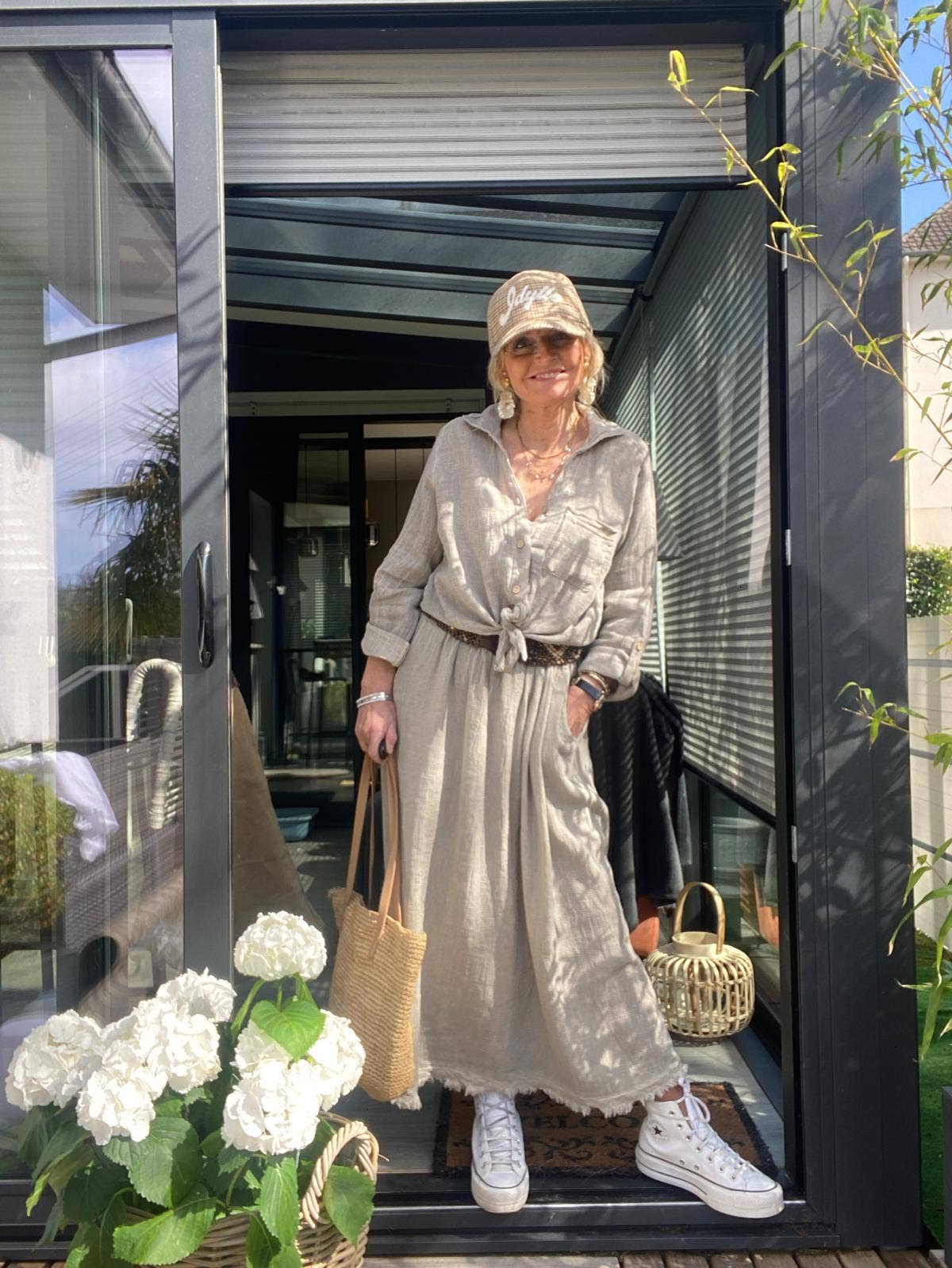 LINEN & COTTON HOUSE – Großhandel Bluse – Damen – Leinenweste 3025 MY VEST1