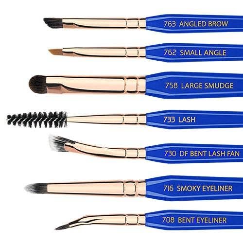 Bdellium Tools - Wholesale Makeup Brush Set - Golden Triangle Eyes Only Complete 15pc. Brush Set with Pouch