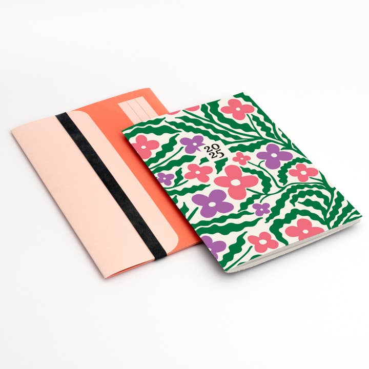 Studio Wald - Wholesale Planner - 2025 A5 Dagboek + Folder - Bloemen