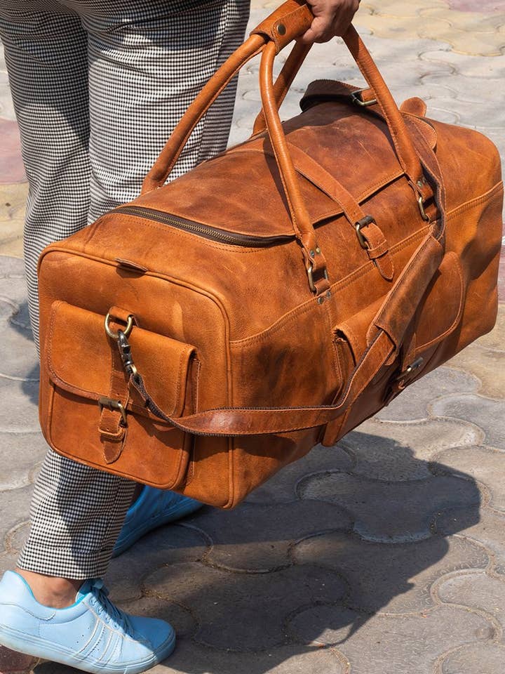 La Borsa da Viaggio in Pelle Mahi - Borse da Viaggio per il Weekend per Uomo per la vendita all'ingrosso da parte di Dotch Leather
