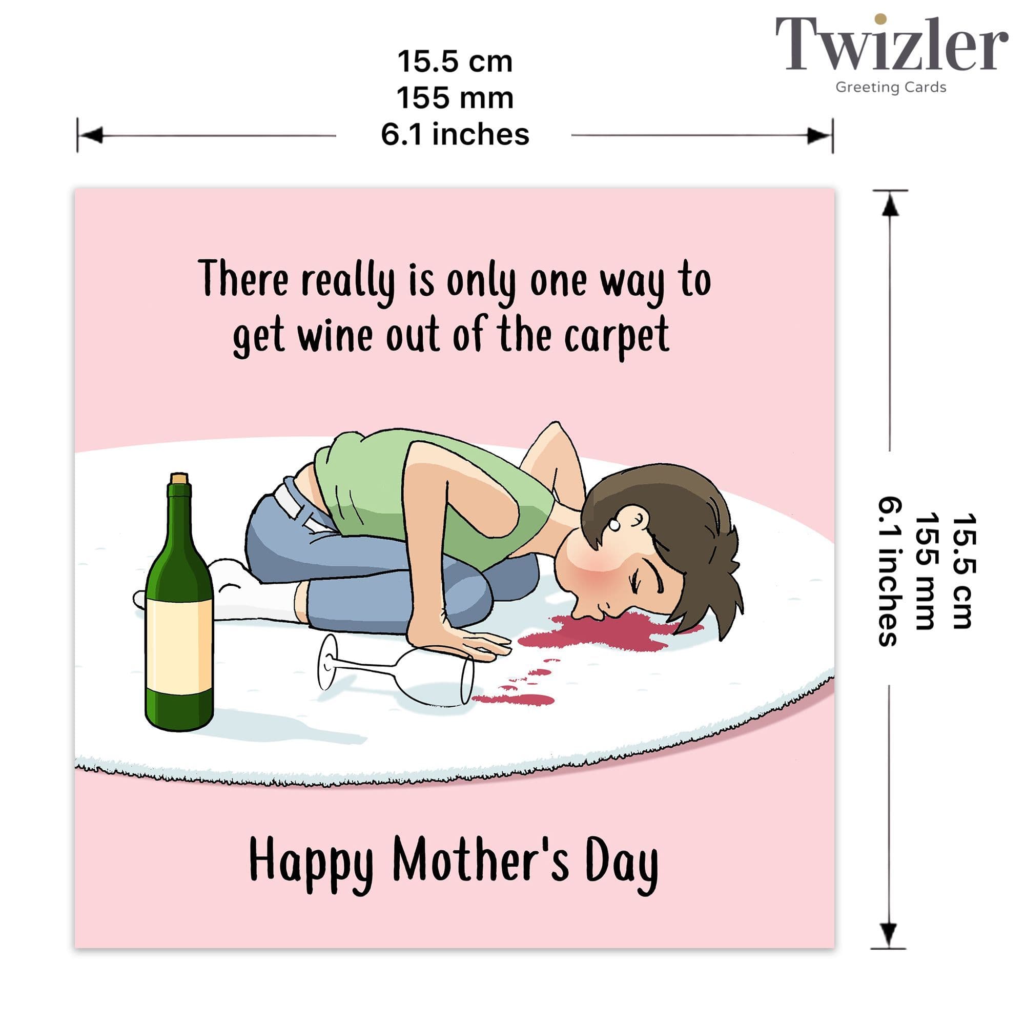 Twizler Ltd - Venta al por mayor Tarjetas del Día de la Madre - Divertida tarjeta para el día de la madre2