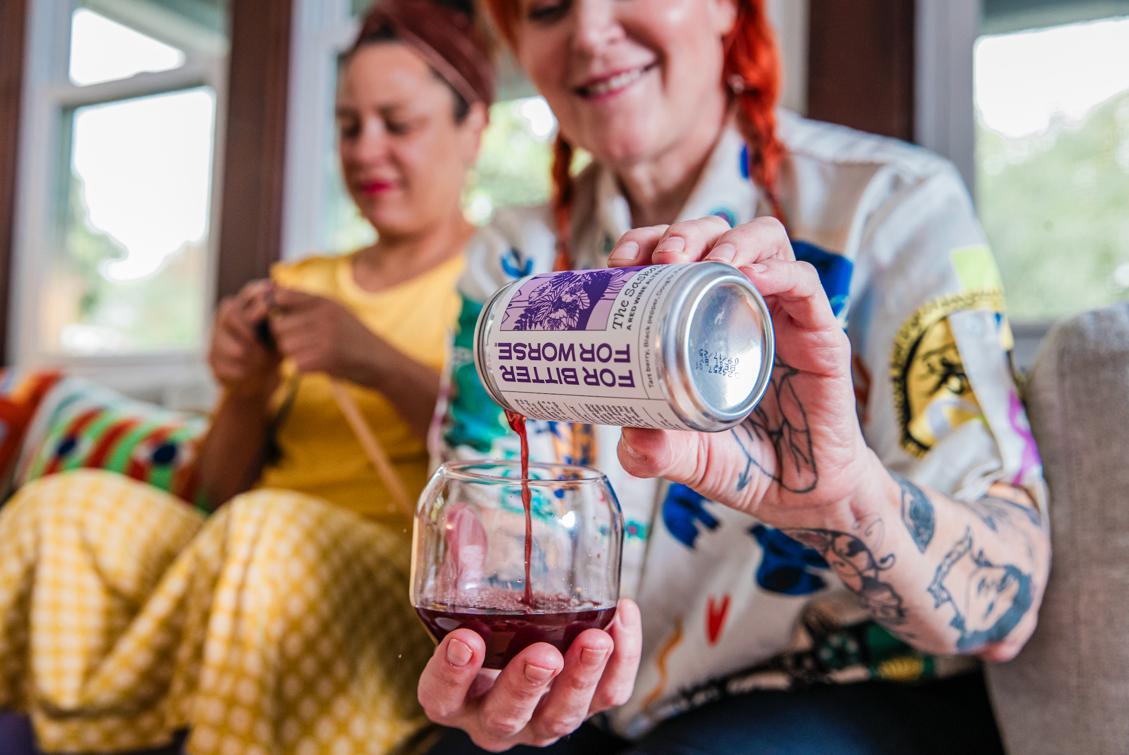 For Bitter For Worse - Wholesale Non-Alcoholic Aperitif/Mocktail - The Saskatoon cans, nonalcoholic cocktail mocktail, wine1