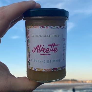 Marmellata di limone e zenzero per la vendita all'ingrosso da parte di Alicette Confiture