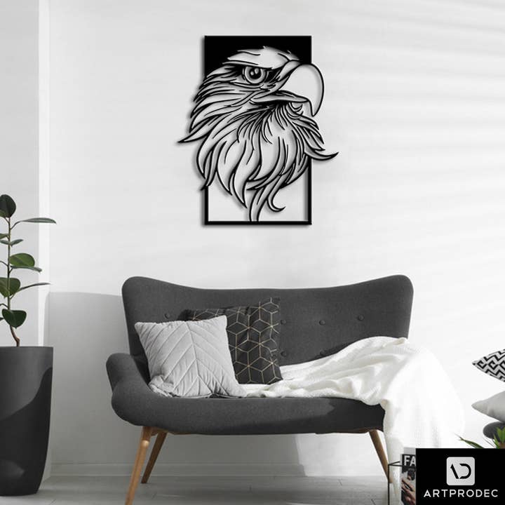 benjashop – wholesale Wall Accent – Eagle Metal Wall Art Decor6