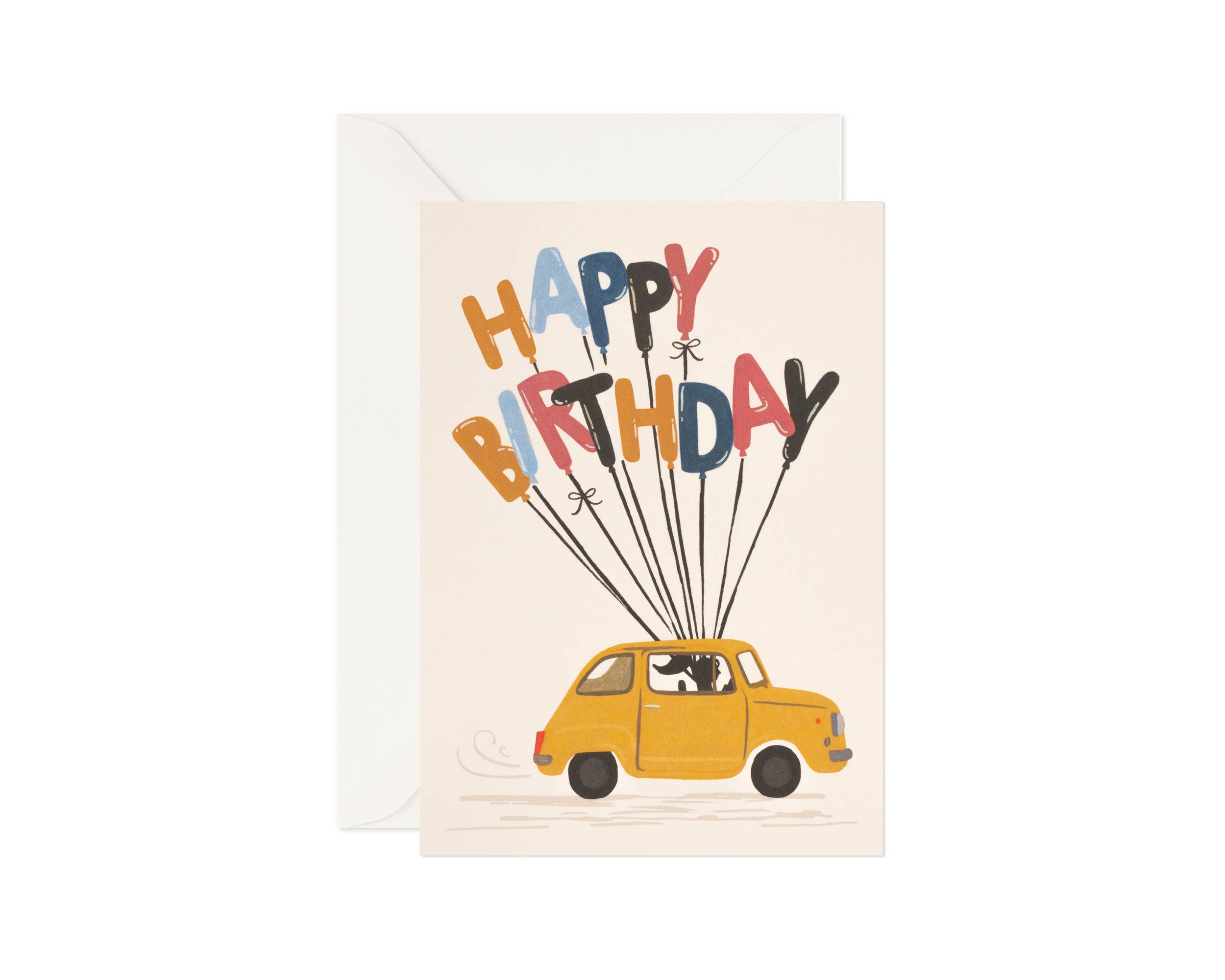 Day One Paper Co. - Vendita all'ingrosso Biglietti di auguri - Biglietti di Auguri di Compleanno con Palloncini "Palloncini Veloci"