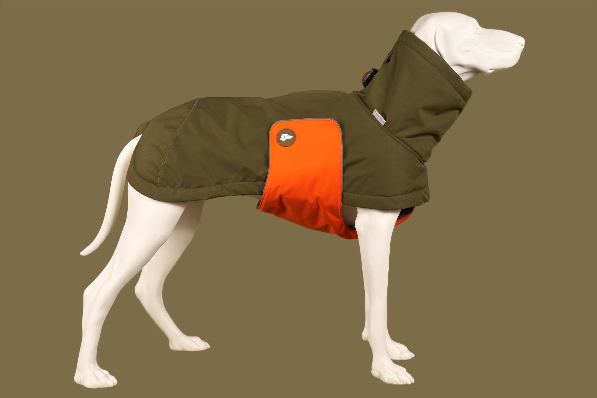 oliven Hundevinterjakke Oskar olive for engroshandel på Faire1