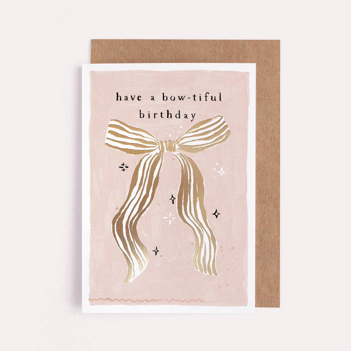 Sister Paper Co. – wholesale Birthday card – Bow-tiful Bow Birthday Greeting Card | Female Birthday Cards2