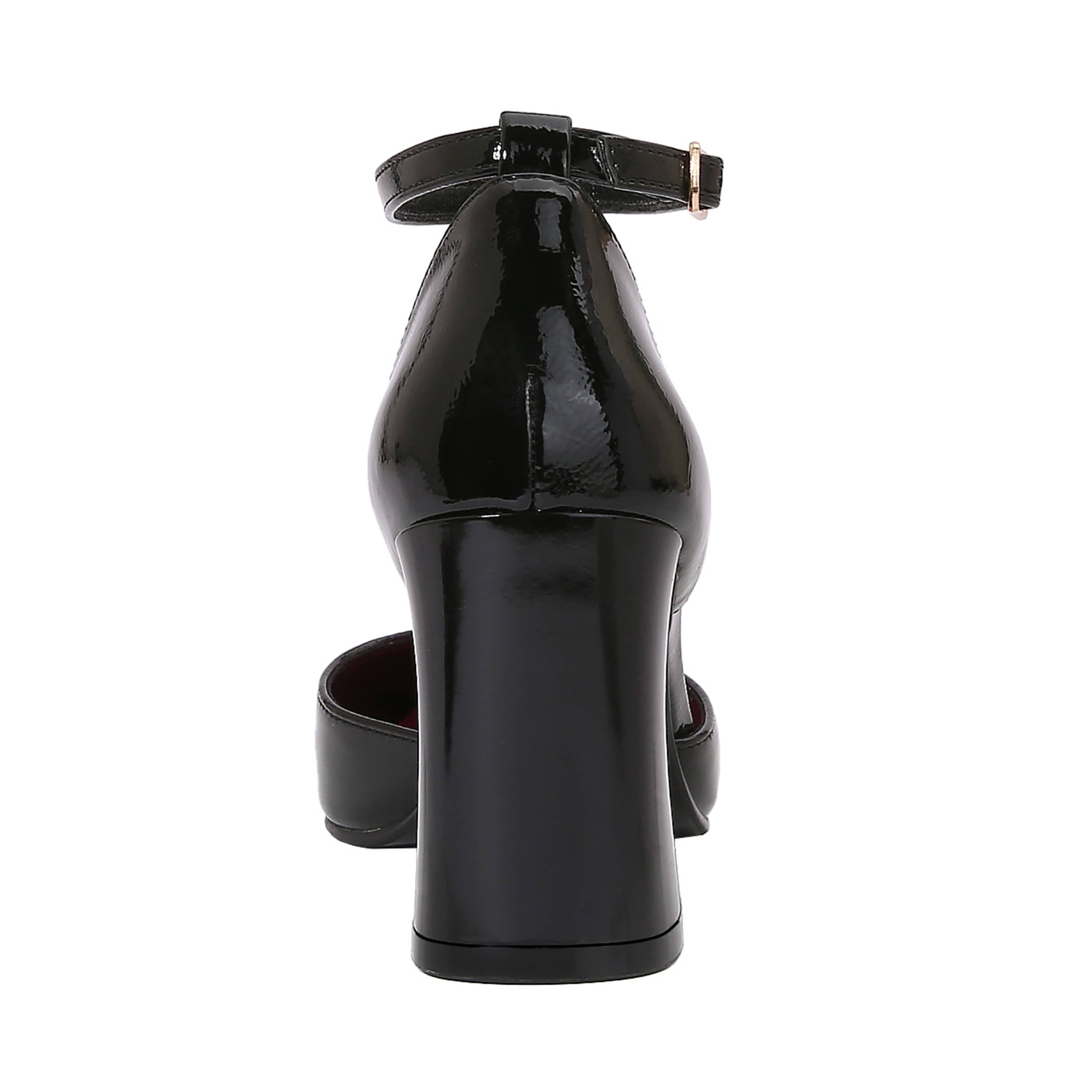 LADY COUTURE - Wholesale High Heels - Women's - Megan Color Trim Block Heel Pump1